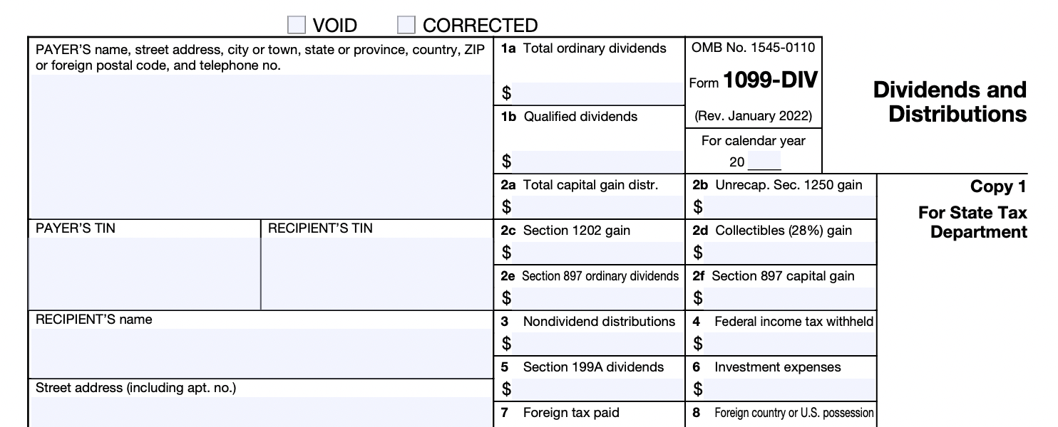 1099-div Form