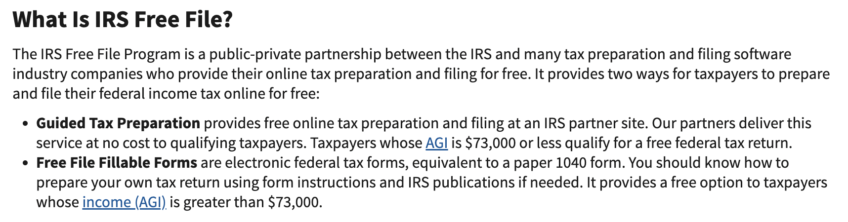 IRS Free File