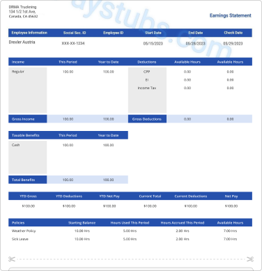 What is an Employee Pay Stub?