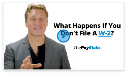 Youtube What Happens If You Don't File A W-2 Statement?