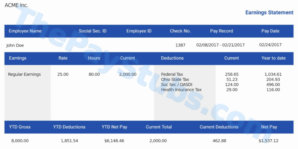 Create Your Stub Checkstub Maker