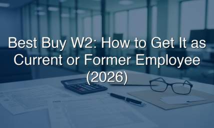 Best Buy W2: How To Get It as Current or Former Employee (2026)