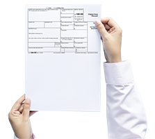 Signing a 1099-OID Form