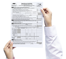 Signing a 4562 Form