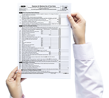Signing a 8829 Form