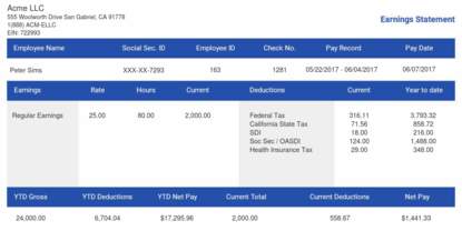 Free Fake Pay Stub Template from www.thepaystubs.com
